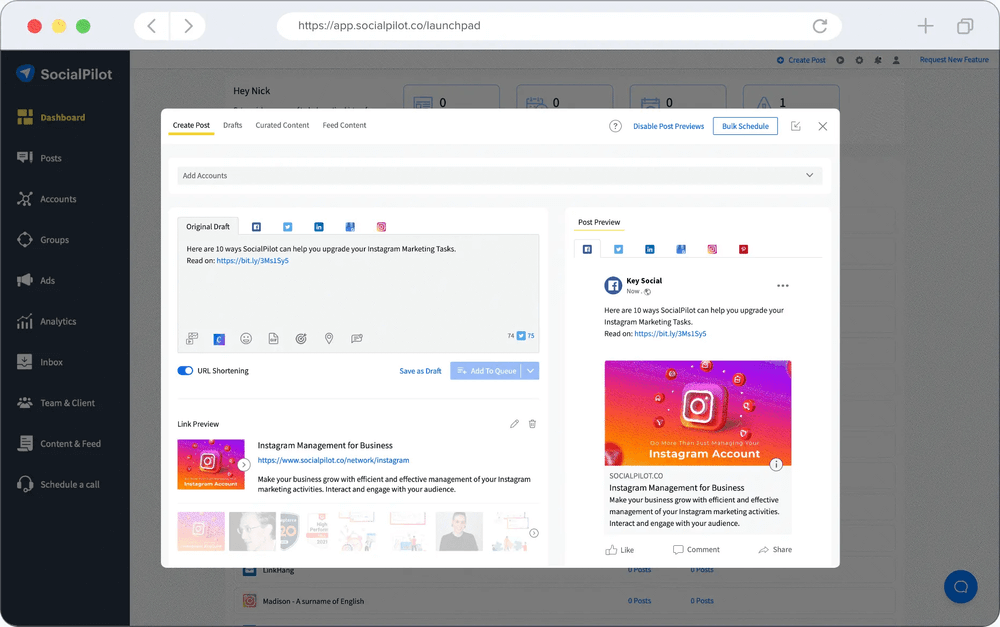 social media management tools